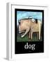 Dog Poster 1-Tim Nyberg-Framed Giclee Print