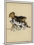 Dog Pulls a Cat Along by the Scruff of Its Neck-Cecil Aldin-Mounted Art Print