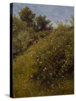 Dog roses, 1886-Gerhard Peter Frantz Vilhelm Munthe-Stretched Canvas