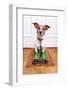 Dog Rubber Rain Boots-Javier Brosch-Framed Photographic Print