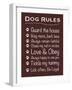 Dog Rules-Lauren Gibbons-Framed Art Print