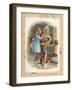 Dog's Dancing Lesson-null-Framed Art Print