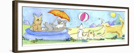 Dog’s Life-Jennifer Zsolt-Framed Giclee Print