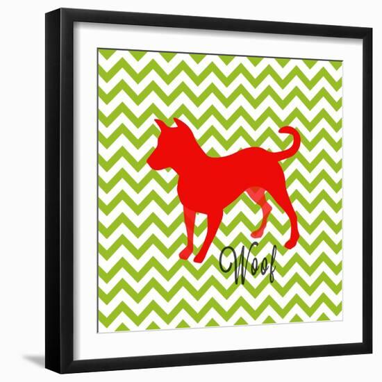 Dog Says IV-SD Graphics Studio-Framed Art Print