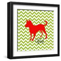 Dog Says IV-SD Graphics Studio-Framed Art Print