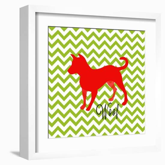 Dog Says IV-SD Graphics Studio-Framed Art Print