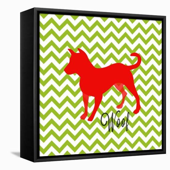 Dog Says IV-SD Graphics Studio-Framed Stretched Canvas