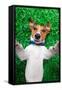 Dog Selfie-Javier Brosch-Framed Stretched Canvas