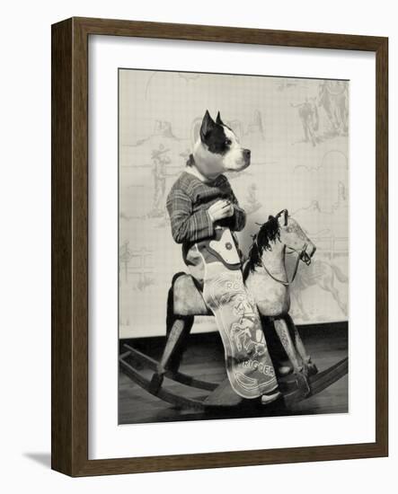 Dog Series #4-J Hovenstine Studios-Framed Giclee Print