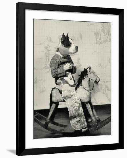 Dog Series #4-J Hovenstine Studios-Framed Giclee Print