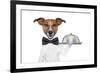 Dog Service Tray-Javier Brosch-Framed Photographic Print