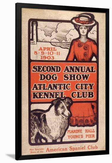 Dog Show Catalogue 1903-null-Framed Art Print