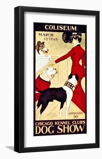 Dog Show-null-Framed Giclee Print