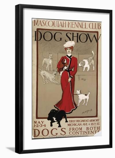 Dog Show-null-Framed Art Print