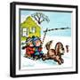 Dog Sledding - Jack & Jill-Lee de Groot-Framed Giclee Print