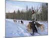 Dog Sledding with Aventure Inukshuk, Quebec, Canada-Alison Wright-Mounted Photographic Print