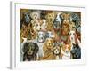 Dog Spread, 1989-Ditz-Framed Giclee Print