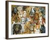 Dog Spread, 1989-Ditz-Framed Giclee Print