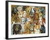 Dog Spread, 1989-Ditz-Framed Giclee Print