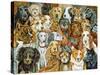 Dog Spread, 1989-Ditz-Stretched Canvas