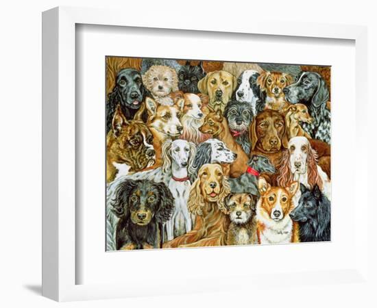 Dog Spread, 1989-Ditz-Framed Giclee Print