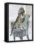 Dog Study V-Stellar Design Studio-Framed Stretched Canvas