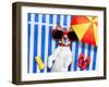 Dog Summer Beach-Javier Brosch-Framed Photographic Print