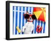 Dog Summer Beach-Javier Brosch-Framed Photographic Print