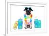 Dog Summer Vacation-Javier Brosch-Framed Photographic Print