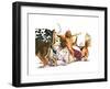 Dog Tails-Wendy Edelson-Framed Giclee Print