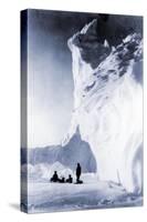 Dog Team Resting During the Terra Nova Expedition, 1910-Herbert Ponting-Stretched Canvas