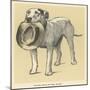 Dog Trained to Fetch His Master's Hat-Cecil Aldin-Mounted Art Print