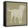 Dog Type 1A-Stella Bradley-Framed Stretched Canvas