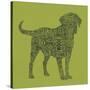 Dog Type 1D-Stella Bradley-Stretched Canvas