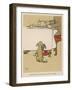 Dog Waits Expectantly by the Table as His Master Eats-Cecil Aldin-Framed Art Print