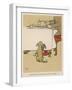 Dog Waits Expectantly by the Table as His Master Eats-Cecil Aldin-Framed Art Print