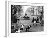 Dog Walkers in Central Park-Alfred Eisenstaedt-Framed Photographic Print