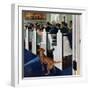 "Dog Walks Down Aisle of Church", March 24, 1956-George Hughes-Framed Giclee Print