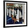 "Dog Walks Down Aisle of Church", March 24, 1956-George Hughes-Framed Giclee Print