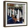 "Dog Walks Down Aisle of Church", March 24, 1956-George Hughes-Framed Premium Giclee Print