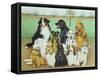 Dog Watch-Pat Scott-Framed Stretched Canvas