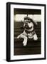 Dog Wearing Hat and Goggles-null-Framed Photographic Print