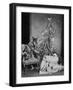 Dog with Christmas Tree and Presents-null-Framed Photo