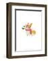 Dog with pipe, scarf and glasses - Hannah Stephey Cartoon Dog Print-Hannah Stephey-Framed Giclee Print