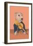 Dog with Violin-null-Framed Art Print