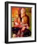 Dog, Woman and Child-Blenda Tyvoll-Framed Art Print