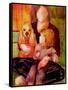 Dog, Woman and Child-Blenda Tyvoll-Framed Stretched Canvas