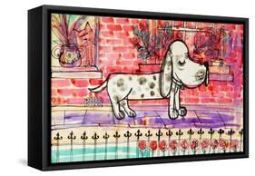 Dog-Brenda Brin Booker-Framed Stretched Canvas