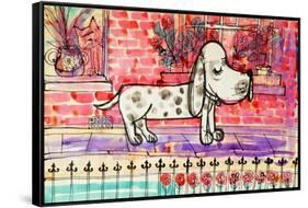 Dog-Brenda Brin Booker-Framed Stretched Canvas