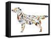 Dog-Louise Tate-Framed Stretched Canvas